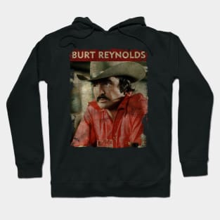 TEXTURE ART- Burt Reynolds - RETRO STYLE 3 Hoodie